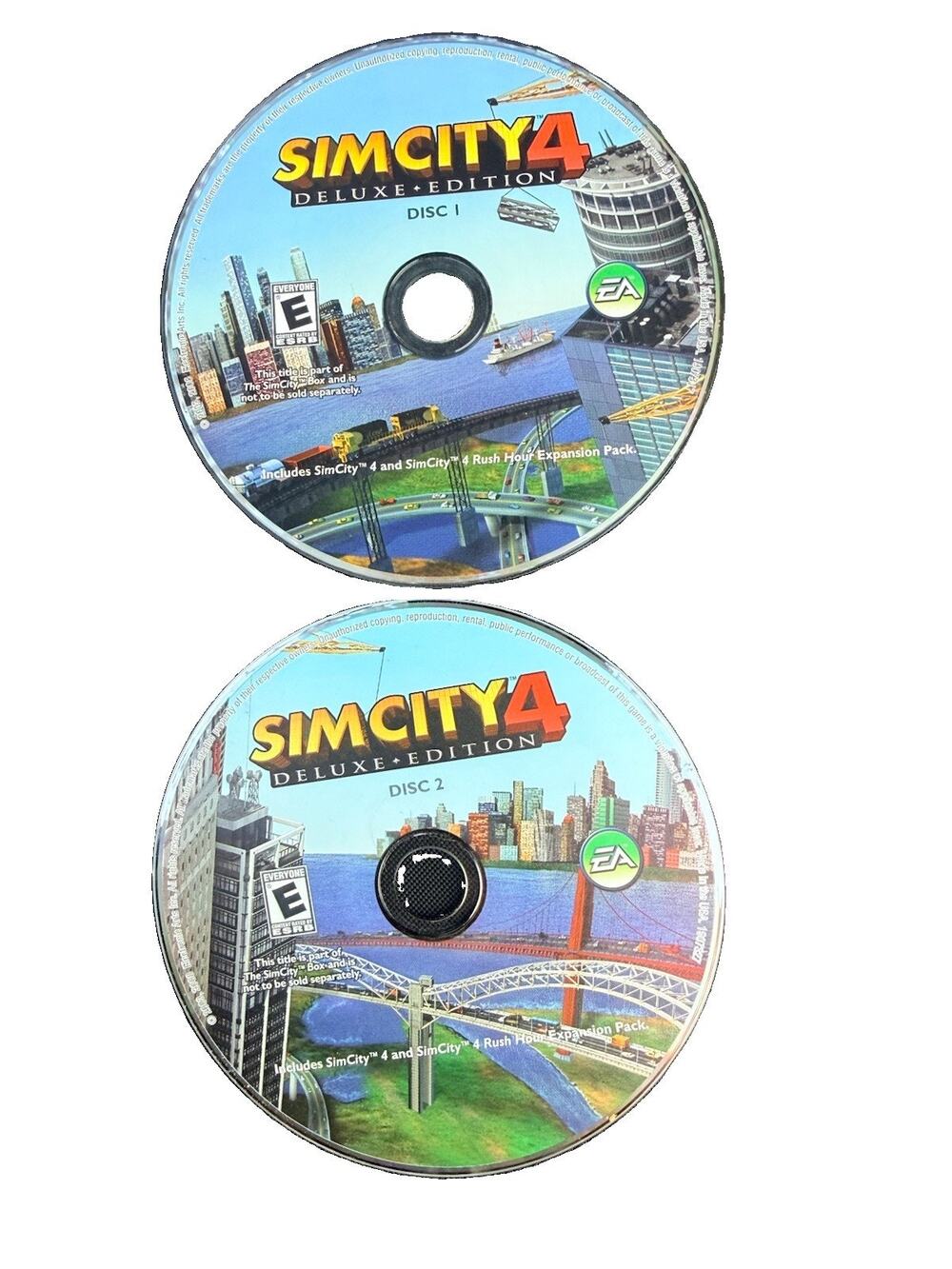 Sim city 4 Games Expansion Pack PC CD Rom /MAC Deluxe edition Rush Hour EA
